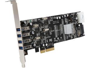 StarTech.com PEXUSB3S44V 4 Port PCI Express (PCIe) SuperSpeed USB 3.0 Card Adapter w/ 4 Dedicated 5Gbps Channels - UASP - SATA / LP4 Power StarTech.com PEXUSB3S44V 4 Port PCI Express (PCIe) SuperSpeed USB 3.0 Card Adapter w/ 4 Dedicated 5Gbps Channels - UASP - SATA / LP4 Power