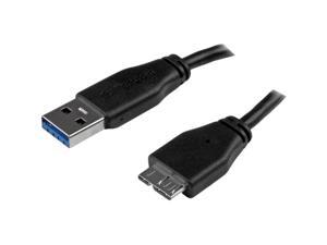 StarTech.com 1m (3ft) Slim SuperSpeed USB 3.0 A to Micro B Cable - M/M StarTech.com 1m (3ft) Slim SuperSpeed USB 3.0 A to Micro B Cable - M/M