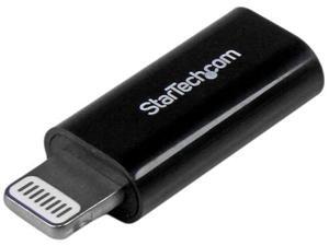 StarTech.com Black Apple 8-pin Lightning Connector to Micro USB Adapter for iPhone / iPod / iPad StarTech.com Black Apple 8-pin Lightning Connector to Micro USB Adapter for iPhone / iPod / iPad