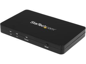 StarTech ST122HD4K HDMI Splitter 1 In 2 Out - 4k 30 Hz - 2 Port - Aluminum - HDMI Multi Port - HDMI Audio Splitter