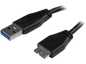 StarTech.com 3m (10ft) Slim SuperSpeed USB 3.0 A to Micro B Cable - M/M
