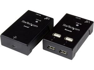 StarTech.com USB2004EXTV 4-port USB 2.0-over-Cat5-or-Cat6 extender - up to 165ft (50m)