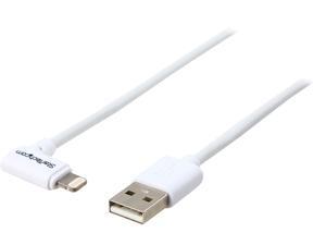 StarTech.com USBLT2MWR Angled Lightning to USB Cable - 2m (6ft) - White - Apple MFi Certified StarTech.com USBLT2MWR Angled Lightning to USB Cable - 2m (6ft) - White - Apple MFi Certified