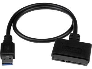 StarTech.com USB312SAT3CB USB 3.1 (10Gbps) Adapter Cable for 2.5" SATA SSD/HDD Drives - Supports SATA III (6 Gbps) - USB Powered