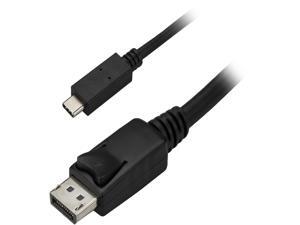 StarTech.com CDP2DPMM1MB 3.3 ft (1 m) USB-C to DisplayPort Cable - USB Type-C to DP Video Adapter Cable - 4K 60Hz - Black StarTech.com CDP2DPMM1MB 3.3 ft (1 m) USB-C to DisplayPort Cable - USB Type-C to DP Video Adapter Cable - 4K 60Hz - Black