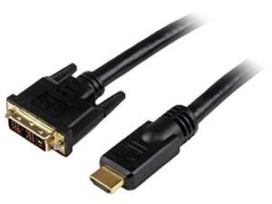 StarTech.com HDDVIMM7M Black Male to Male HDMI to DVI-D Cable