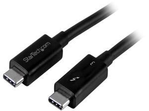 StarTech.com TBLT3MM2MA Thunderbolt 3 Cable - 6 ft / 2m - 4K 60Hz - 40Gbps - USB C to USB C Cable - Thunderbolt 3 USB Type C Charger StarTech.com TBLT3MM2MA Thunderbolt 3 Cable - 6 ft / 2m - 4K 60Hz - 40Gbps - USB C to USB C Cable - Thunderbolt 3 USB Type C Charger