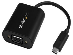 StarTech CDP2VGASA USB-C to HDMI Adapter - With Stay Awake - Presentation Mode - USB C Adapter - USB-C to VGA Projector Adapter StarTech CDP2VGASA USB-C to HDMI Adapter - With Stay Awake - Presentation Mode - USB C Adapter - USB-C to VGA Projector Adapter