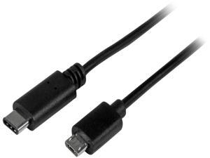 StarTech USB2CUB2M USB C to Micro USB Cable 2m 6 ft. - USB-C to Micro USB Charge Cable - USB 2.0 Type C to Micro B - Thunderbolt 3 Compatible StarTech USB2CUB2M USB C to Micro USB Cable 2m 6 ft. - USB-C to Micro USB Charge Cable - USB 2.0 Type C to Micro B - Thunderbolt 3 Compatible