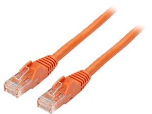 StarTech N6PATCH6INOR Cat6 Patch Cable – 6 in – Orange Ethernet Cable – Snagless RJ45 Cable – Ethernet Cord – Cat 6 Cable – 6in