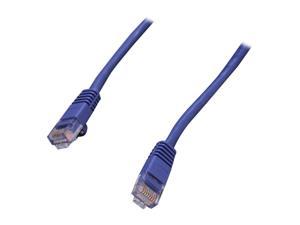 Coboc CY-CAT5E-05-PR 5ft.24AWG Snagless Cat 5e Purple Color 350MHz UTP Ethernet Stranded Copper Patch cord /Molded Network lan Cable