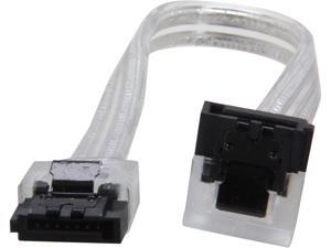 Coboc Model SC-SATA3-6-LL-SL-90 6" 90 Degree to 180 Degree SATA III 6Gb/s Data Cable w/Latch,Silver Coboc Model SC-SATA3-6-LL-SL-90 6" 90 Degree to 180 Degree SATA III 6Gb/s Data Cable w/Latch,Silver