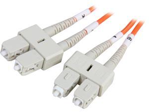 Coboc CY-OM1-SC/SC-1 3.28 ft. Orange Multimode 62.5/125 Duplex LSZH Fiber Patch Cable SC - SC,M-M Coboc CY-OM1-SC/SC-1 3.28 ft. Orange Multimode 62.5/125 Duplex LSZH Fiber Patch Cable SC - SC,M-M