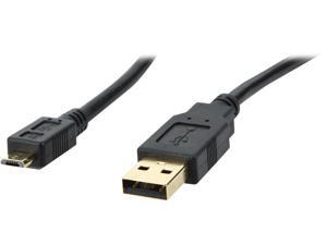 Coboc CL-U2-AMicBMM-1.5-BK 1.5ft High Speed USB 2.0 A Male to Micro B 5pin Male Cable w/ ferrite Core,Gold Plated,Black Coboc CL-U2-AMicBMM-1.5-BK 1.5ft High Speed USB 2.0 A Male to Micro B 5pin Male Cable w/ ferrite Core,Gold Plated,Black