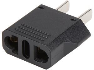 Coboc European to USA 2-Pin Power Adapter, Type C EU to Type A USA & Canada Travel Adapter Plug, 2 Prong Universal Power Converter Coboc European to USA 2-Pin Power Adapter, Type C EU to Type A USA & Canada Travel Adapter Plug, 2 Prong Universal Power Converter