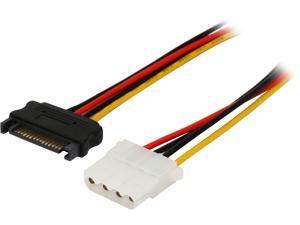 Rosewill SATAMLP4F-12 1 ft. SATA Male to 4 pin Molex LP4 Female IDE Hard Drive Power Adatper Converter Cable, M/F Rosewill SATAMLP4F-12 1 ft. SATA Male to 4 pin Molex LP4 Female IDE Hard Drive Power Adatper Converter Cable, M/F
