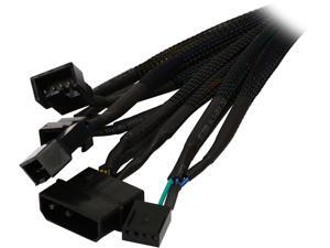 Rosewill LP43TX4-12 1 ft. 4-pin Molex LP4 to Three(3) x 4-pin TX4 PWM Fan Power Splitter Adapter Converter Cable with One TX4 Female for RPM Feedback Rosewill LP43TX4-12 1 ft. 4-pin Molex LP4 to Three(3) x 4-pin TX4 PWM Fan Power Splitter Adapter Converter Cable with One TX4 Female for RPM Feedback