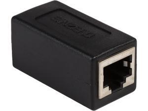 Rosewill COUPLER-CAT6-STP Black Cat6 STP Ethernet Shielded 8P8C RJ45 Network Jack In-Line Coupler Female, Lan Patch Cord Cable Extender Rosewill COUPLER-CAT6-STP Black Cat6 STP Ethernet Shielded 8P8C RJ45 Network Jack In-Line Coupler Female, Lan Patch Cord Cable Extender