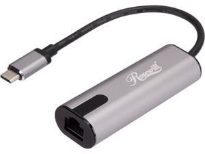 Rosewill RHUB-20002 USB-C 3.1 to RJ-45 2.5 Gigabit LAN Ethernet for MacBook, Chromebook, Windows 10, 8.1, Mac OS