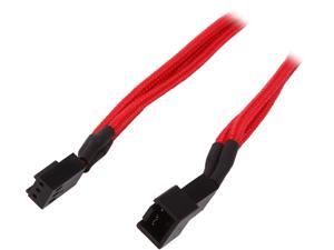 BitFenix BFA-MSC-3F30RK-RP 11.81 in. (30 cm) Fan Cable Extension Female to Male BitFenix BFA-MSC-3F30RK-RP 11.81 in. (30 cm) Fan Cable Extension Female to Male