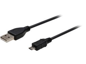 Innovera IVR30013 Black USB to Micro USB Cable, 10 ft, Black