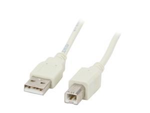 Kaybles USB-AB-6FT 6 ft. Beige USB cable A/male to B/male in Beige Color 6 feet - OEM