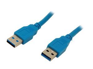 Kaybles 6ft USB3-MM-6 6 ft. Blue USB 3.0 A Male to A Male Cable 6 feet - OEM Kaybles 6ft USB3-MM-6 6 ft. Blue USB 3.0 A Male to A Male Cable 6 feet - OEM