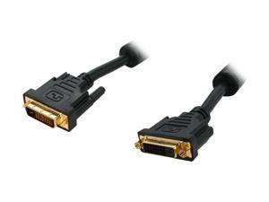 Kaybles 10ft Model DVI-DD-10MF Black 10 ft. M-F Premium DVI Digital Dual-Link Extension Cable with Ferrites M/F 10 feet - OEM
