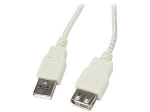 Kaybles 3ft USB-MF-3 3 ft. Beige USB 2.0 A/male to A/female Cable in Beige Color 3 feet - OEM Kaybles 3ft USB-MF-3 3 ft. Beige USB 2.0 A/male to A/female Cable in Beige Color 3 feet - OEM