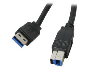 Kaybles USB3-AB-3FT 3 ft. Black USB 3.0 A Male to B Male Cable in Black Color 3 feet - OEM Kaybles USB3-AB-3FT 3 ft. Black USB 3.0 A Male to B Male Cable in Black Color 3 feet - OEM