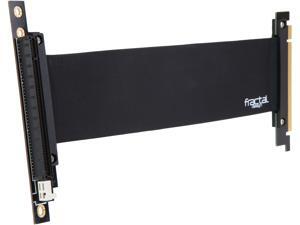Fractal Design Flex VRC-25 PCIE x16 Extender and Vertical GPU Riser Card Adapter - Black Fractal Design Flex VRC-25 PCIE x16 Extender and Vertical GPU Riser Card Adapter - Black