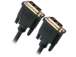 Omni Gear DVI-3 Black 3 ft. DVI-D Dual-Link(24+1) Male to Male 28AWG Cable w/ Ferrite Cores, Gold Plated Omni Gear DVI-3 Black 3 ft. DVI-D Dual-Link(24+1) Male to Male 28AWG Cable w/ Ferrite Cores, Gold Plated