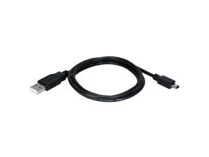 QVS USB Mini-B Sync & Charger High Speed Cable QVS USB Mini-B Sync & Charger High Speed Cable