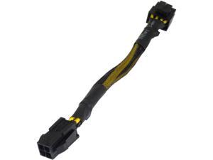 1ST PC CORP. CB-4MP4-8F 6.1 in. 8-pin EPS female cable adapter from P4 ATX 4-pin male Cable Female to Male