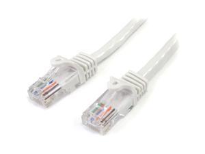 StarTech.com 6 ft White Snagless Cat5e UTP Patch Cable StarTech.com 6 ft White Snagless Cat5e UTP Patch Cable
