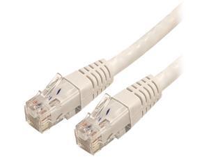 StarTech C6PATCH7WH 7ft White Molded Cat6 UTP Patch Cable ETL Verified