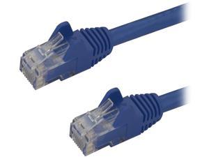 StarTech.com N6PATCH5BL Cat6 Ethernet Cable - 5 ft - Blue - Patch Cable - Snagless Cat5 Cable - Short Network Cable - Ethernet Cord - Cat 6 Cable - 5ft