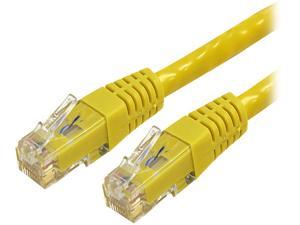 StarTech C6PATCH6YL 6 ft Yellow Molded Cat6 UTP Patch Cable - ETL Verified