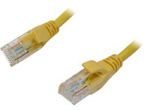 VCOM VC511-5YL 5 ft. Cat 5E Yellow Molded Patch Cable