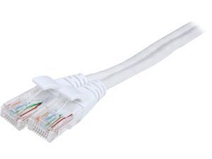 VCOM VC511100WH 100 ft. Cat 5E White Molded Patch Cable