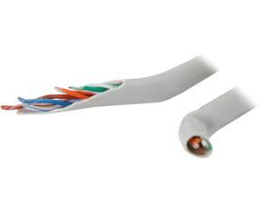 VCOM VC514-GRAY 1000 ft. Cat 5E Gray Solid UTP Cable