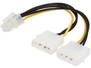 VCOM VC-POWPCIE 6.1 in. 6-Pin PCI-Express Extender Cable for Power Supply