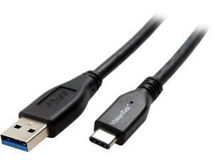 VisionTek 900826 Black USB 3.1 Type C to Type A Cable 1 Meter (M/M)