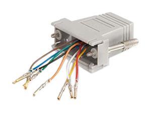 C2G 02925 RJ45 to DB15 Female Modular Adapter, Gray C2G 02925 RJ45 to DB15 Female Modular Adapter, Gray