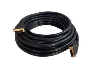 C2G 41234 Pro Series Single Link DVI-D Digital Video Cable M/M, In-Wall CL2-Rated, Black (35 Feet, 10.66 Meters)