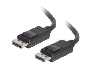 C2G 54400 DisplayPort Cable with Latches M/M, 8K UHD Comptatible - Digital Audio Video, Black (3 Feet, 0.91 Meters)