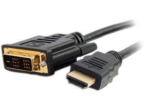C2G 42514 Black Connector 1 : (1) HDMI Male
Connector 2 : (1) DVI-D Single Link Male Male to Male HDMI TO DVI-D DIGITAL VIDEO CABLE