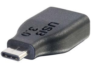 C2G 28868 USB 3.0 (USB 3.1 Gen 1) USB-C to USB-A Adapter Male/Female Thunderbolt 3, Tablet, Chromebook Pixel, Samsung Galaxy TabPro S, LG G6, MacBook