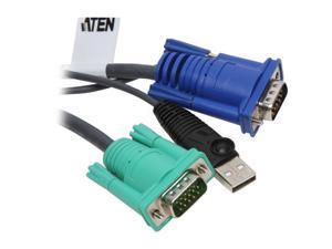 ATEN 4 ft. USB Intelligent KVM Cable 2L5201U