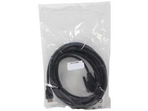 Nippon Labs DVI 5 HDMI 15 ft. HDMI Male to DVI-D Adapter Cable with Gold-plated Connector, Black Nippon Labs DVI 5 HDMI 15 ft. HDMI Male to DVI-D Adapter Cable with Gold-plated Connector, Black